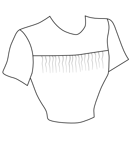 Yoke with Fullness Sewn