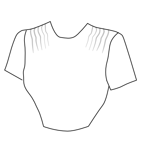 Multiple Dart Transfer Sewn