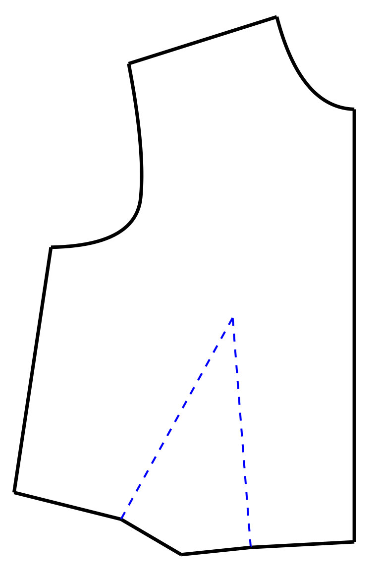 Front Pattern Outline