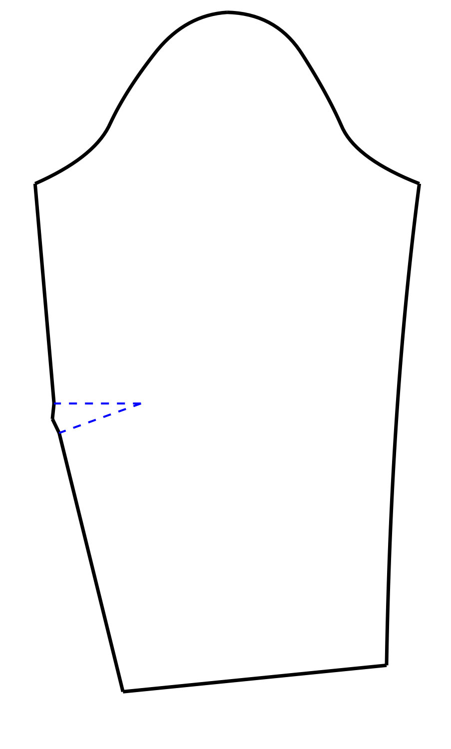 Sleeve Pattern Outline